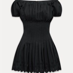 Sadie Embroidered Mini Dress